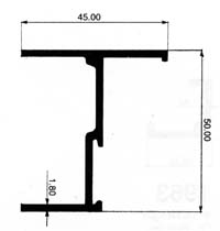 alumunium Window-Series 50 Window